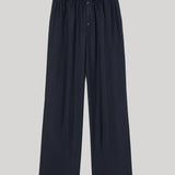 Róhe | Relaxed Silk Trousers in Night