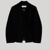 black velvet blazer