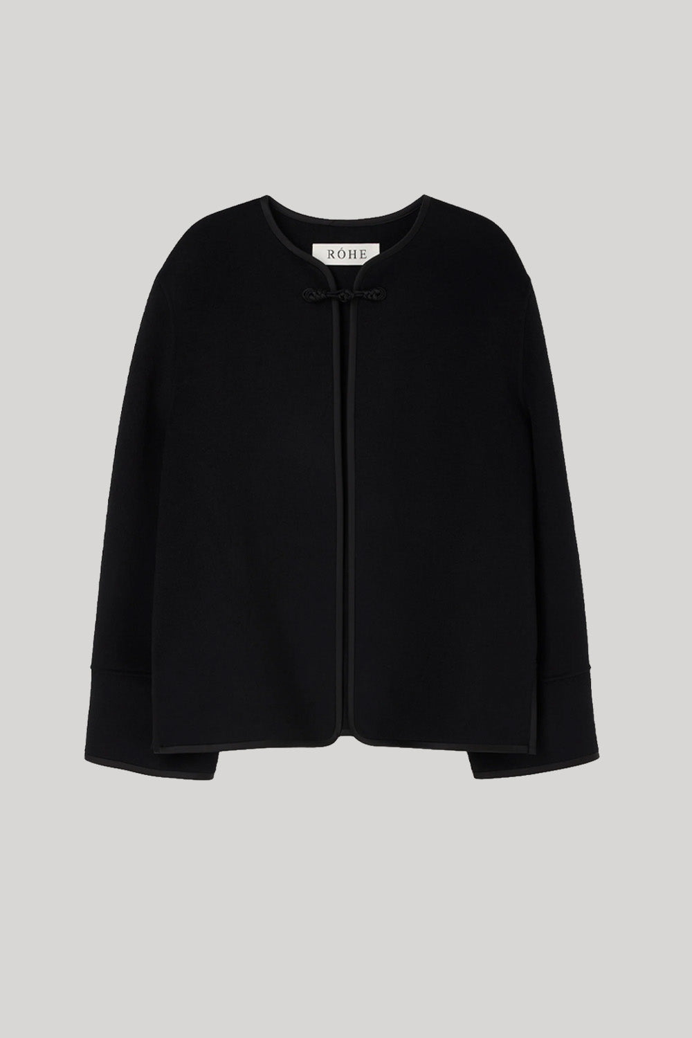 Black cropped jacket