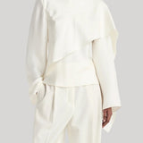 Róhe | Silk Foulard Top