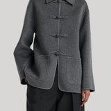Róhe | Double-Faced Wool Pankou Closure Jacket