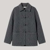 Róhe | Double-Faced Wool Pankou Closure Jacket