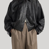 Róhe | Leather Blouson Jacket
