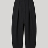 Róhe | Puck - Sculptural Tailored Trousers in Black
