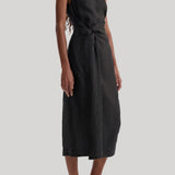 Róhe | Sarong Dress in Black