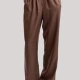 Róhe | Relaxed Silk Trousers in Taupe