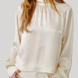 Sablyn | Nadine Slouchy Turtleneck in Gardenia