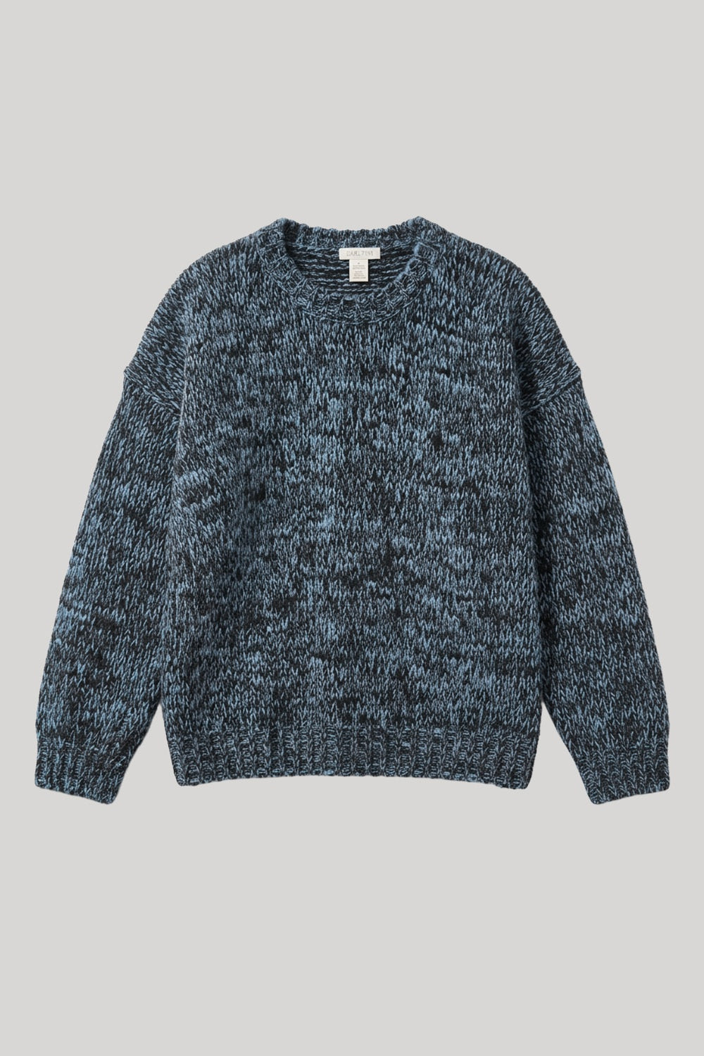 Blue melange sweater