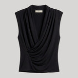 Sablyn | Danika High Wrap Tank in Black