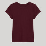 Burgundy tee shirt