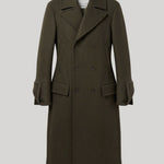 Green double breasted coat