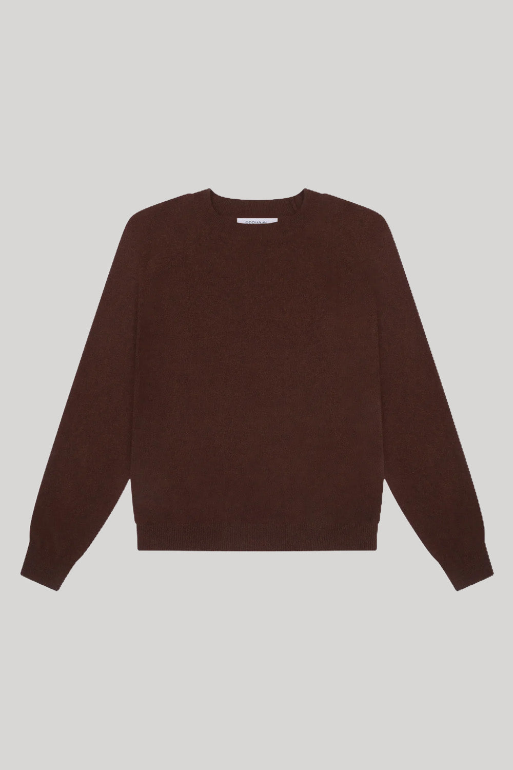 Brown raglan sweater