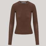 Brown long sleeve crewneck