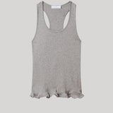 Stella McCartney | Frilled Hem Ribbed Tank Top