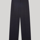 Stella McCartney | Pleated Wide-Leg Trousers in Ink