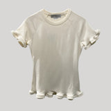 Stella McCartney | Frilled Hem Ribbed Tee