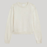 Suzie Kondi | Kismet Boucle Cotton Sweater in Ecru