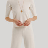 Suzie Kondi | Corfu Top in Ivory Terry