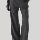 Veronica De Piante | Taylor Trouser in Dark Grey Pinstripe