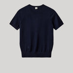 Navy sweater tee