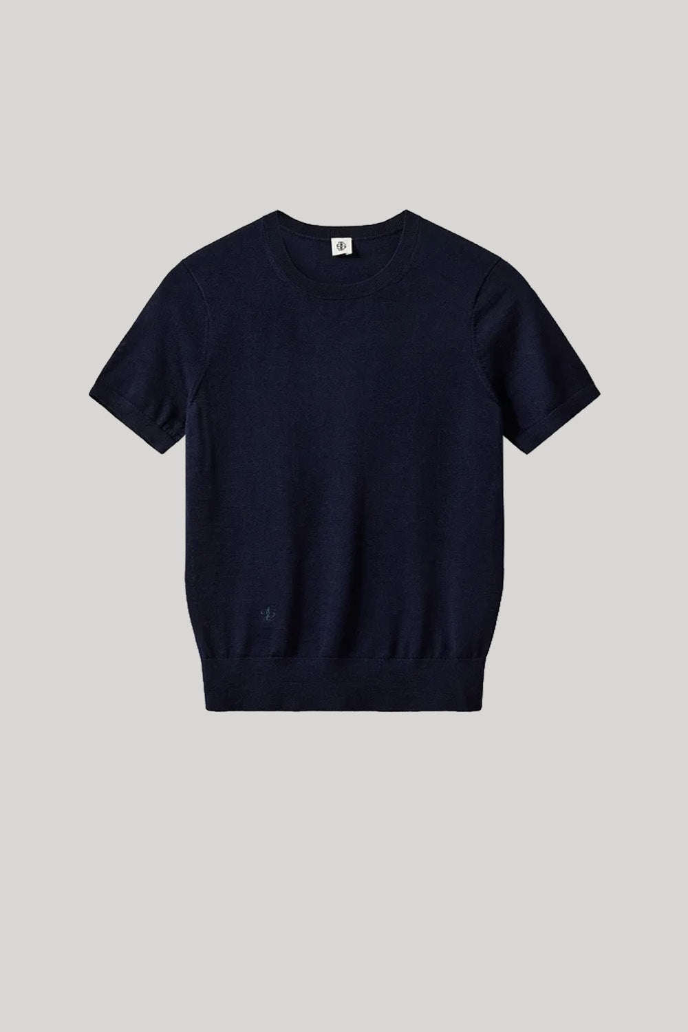 Navy sweater tee