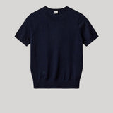 Navy sweater tee