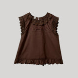 The Garment | Kirsten Cloth Top in Chocolate Brown