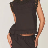 The Garment | Kirsten Cloth Top in Chocolate Brown