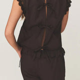 The Garment | Kirsten Cloth Top in Chocolate Brown