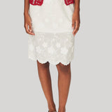The Garment | Fleur Slip Skirt in Cream