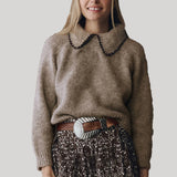 The Great | The Crochet Collar Pullover