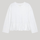 The Great | The Long Sleeve Ruffle Tee