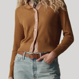 The Great | The Dainty Cardigan in Suntan