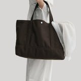 Toteme | Beach Tote in Dark Brown
