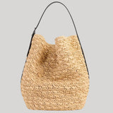 Toteme | Belted Paper Raffia Tote in Natural