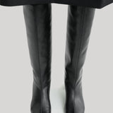 Toteme | Downtown Nappa Knee-High Boot in Black