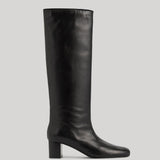 Toteme | Downtown Nappa Knee-High Boot in Black
