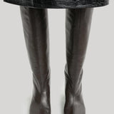 Toteme | Downtown Nappa Knee-High Boot in Brown