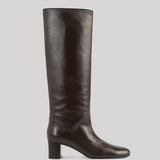 Toteme | Downtown Nappa Knee-High Boot in Brown