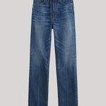 Medium blue wash denim