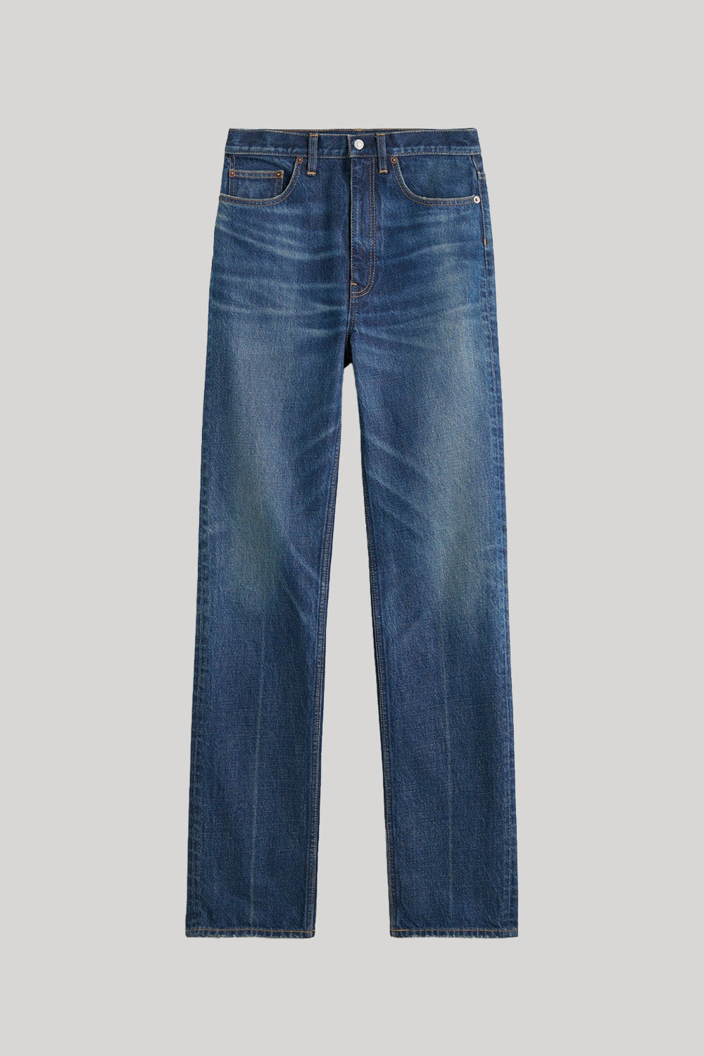 Medium blue wash denim