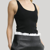 Toteme | Compact Knit Tank in Black