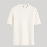 Toteme | Compact Knit Tee in Optic White