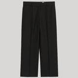 Toteme | Cropped Straight Trouser in Black