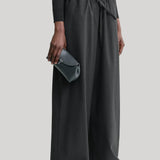 Toteme | Drawstring Dinner Trousers Charcoal Melange