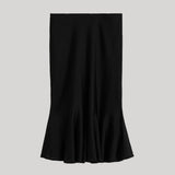 Toteme | Fluted Knit Skirt in Black