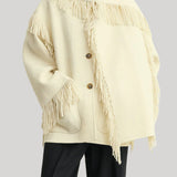 Toteme | Fringed Scarf Jacket