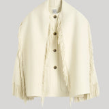 Toteme | Fringed Scarf Jacket