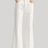 Toteme | Kick Flare Denim in Off-White