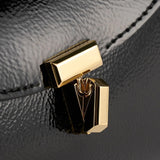 Toteme | Mini T-Lock Naplack Clutch in Black